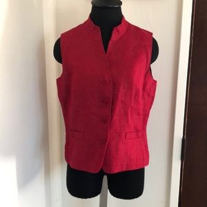 Talbots Irish linen top